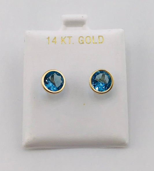 Baby earing color stone