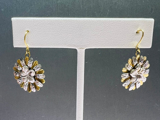 14k earing sun sol