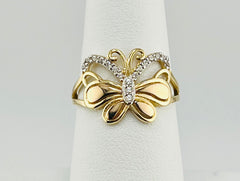 14k ring ladies butterfly