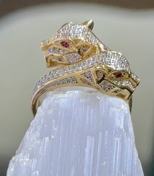 14k Jaguar ring
