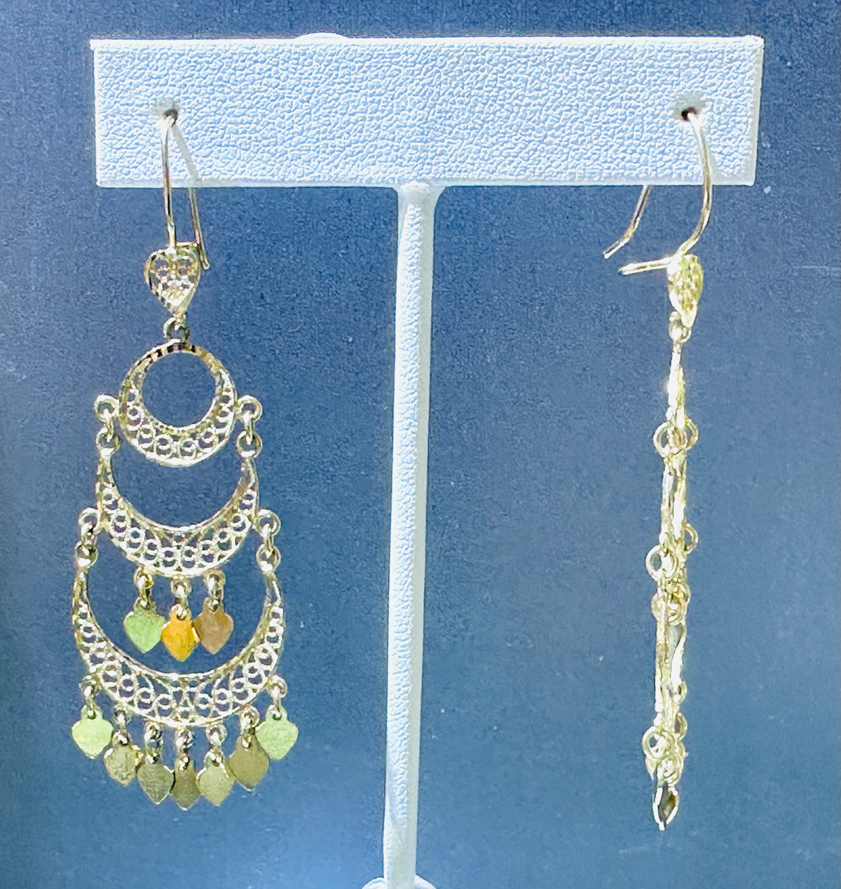 14k long earings atrapa sueños