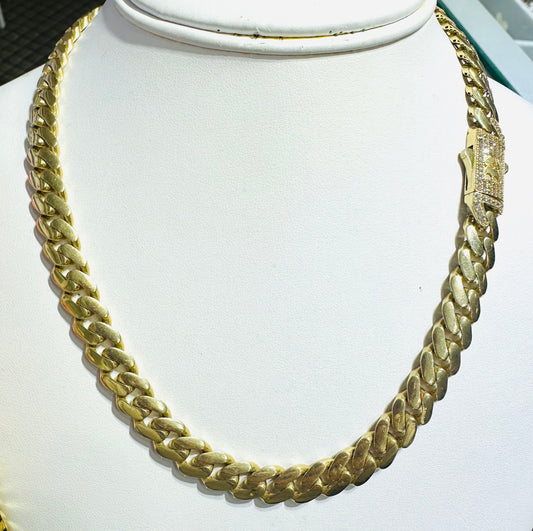 14k Monaco necklace 9mm 18”