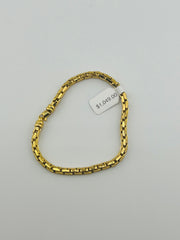 14k bracelet yellow gold men 8”