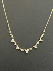 10kt gold necklace with .50ct diamond