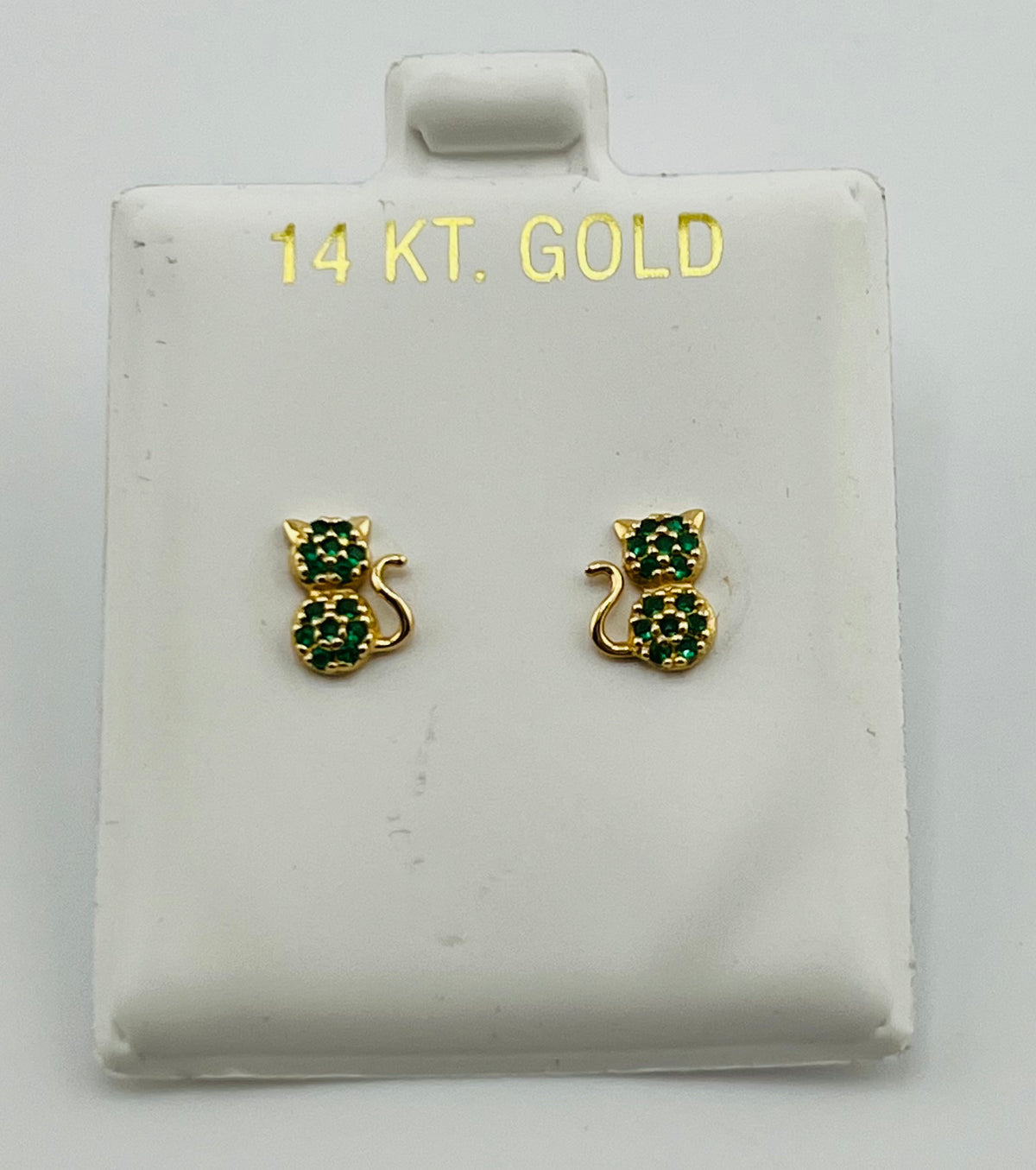 14k Baby earing cat
