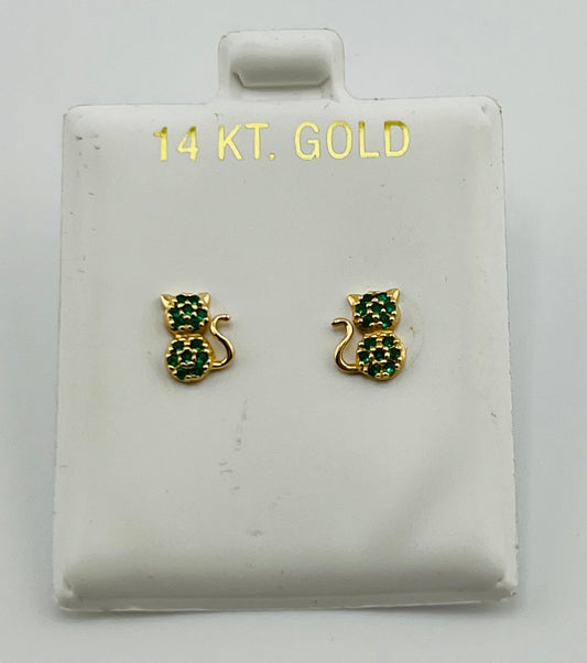 14k Baby earing cat