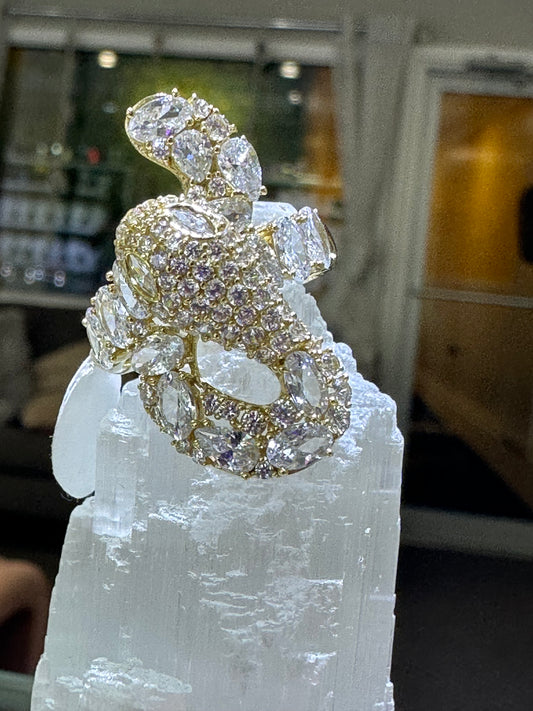 14k ring scorpion with stones