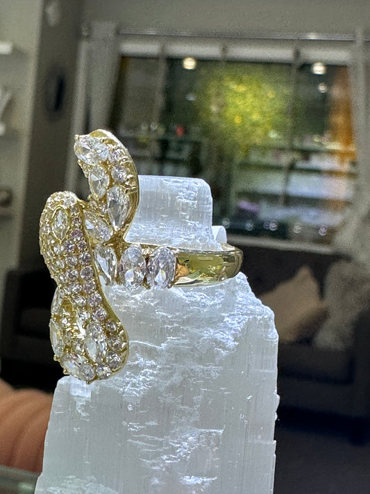 14k ring scorpion with stones