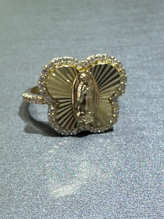 14k ring virgen guadalupe