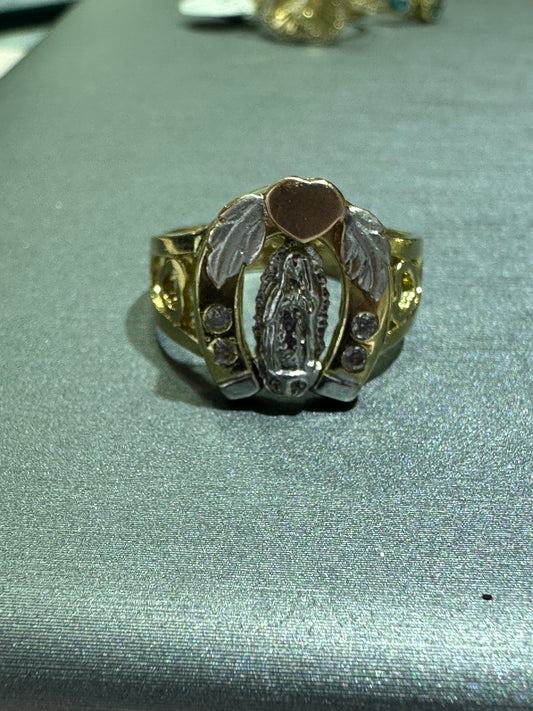 14k ring virgen guadalupe