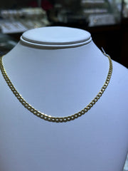 10k Necklace cuban style 18”