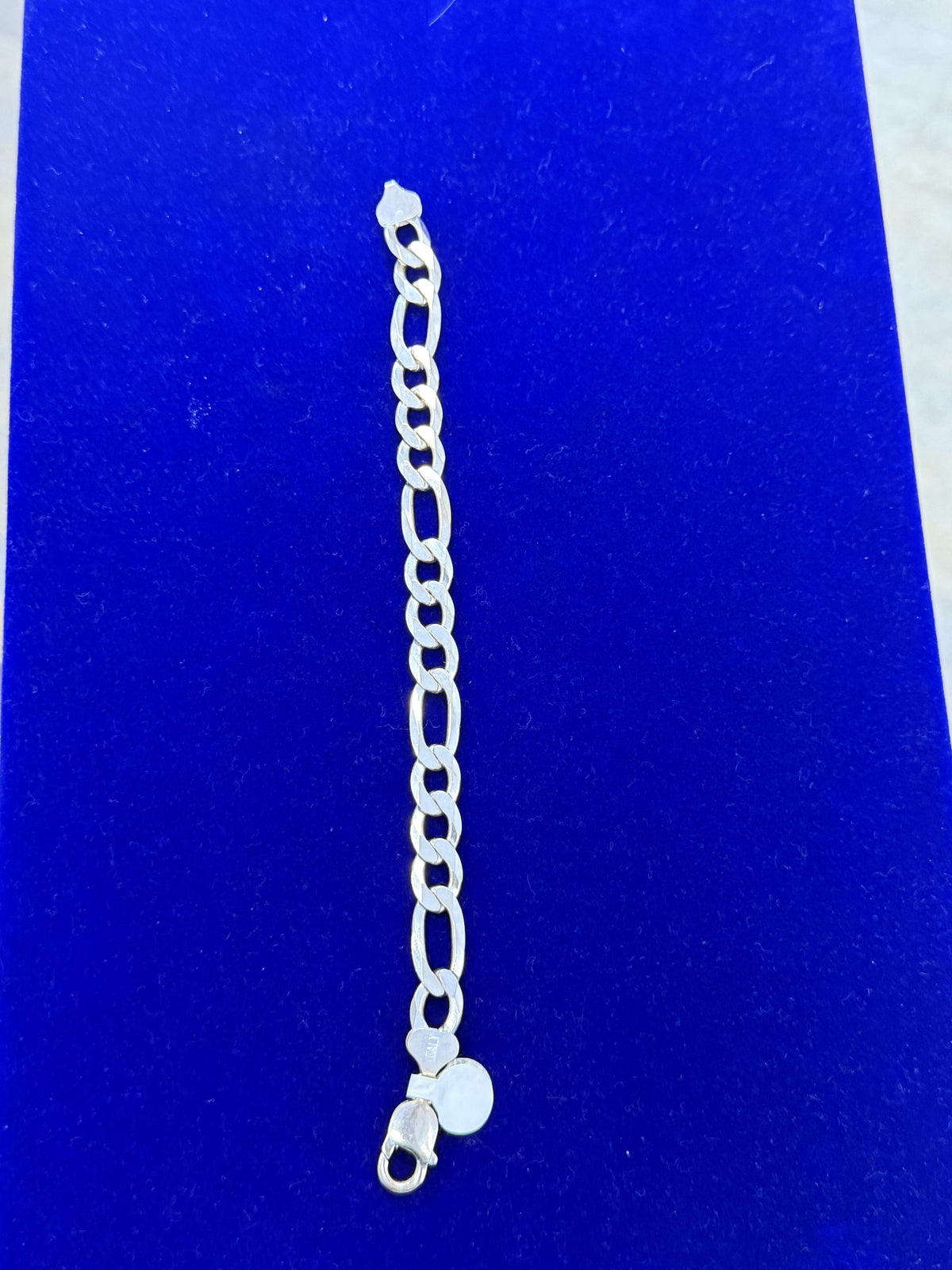 Silver 925 Figaro bracelet