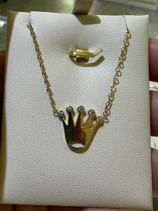 14k Necklace heart