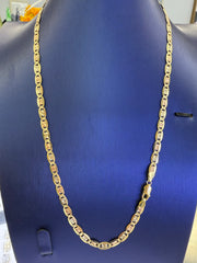 14k necklace valentino 3color 20”