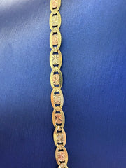 14k necklace valentino 3color 20”