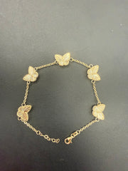 14k buterfly  bracelet