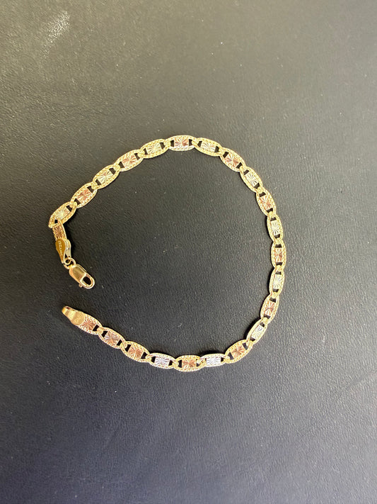 14k bracelet Valentino ID 3 color 8”