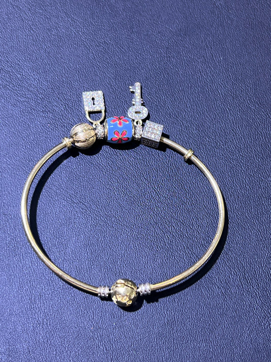 14k Charm bracelet