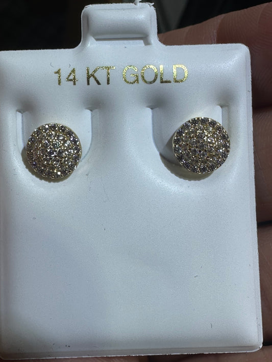 14k earing push up