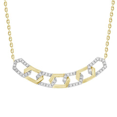 10k 0.15ct diamonds ladies necklace